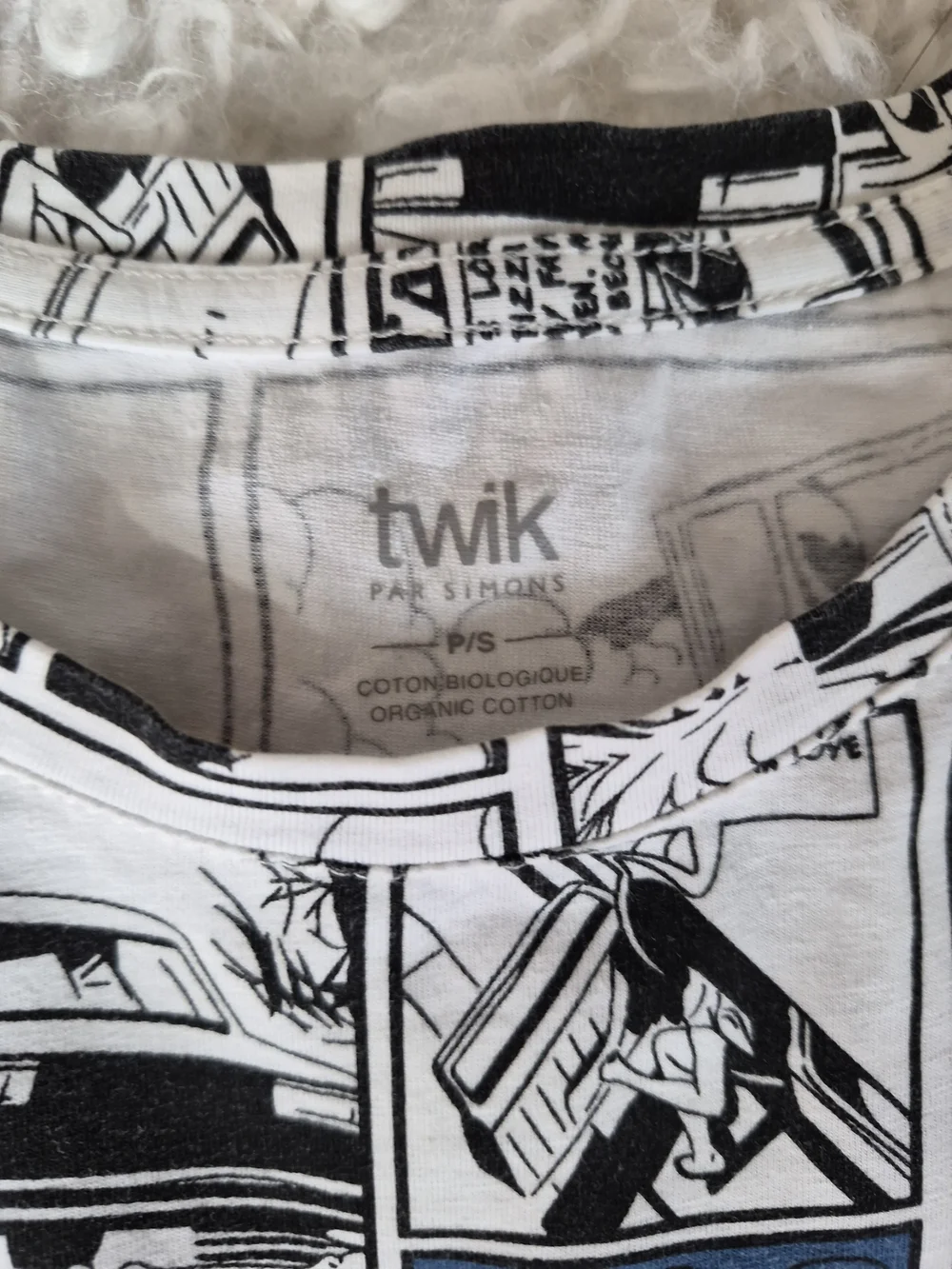 Twik Simons Comic Book Graphic Tee Pop Art Retro Y2K Vintage Aesthetic Small - Picture 4 of 7